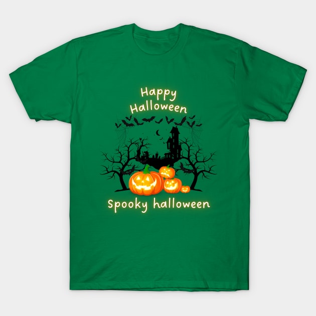 Happy Halloween 2023 - Spooky Halloween T-Shirt by RicoDesigns ★★★★★